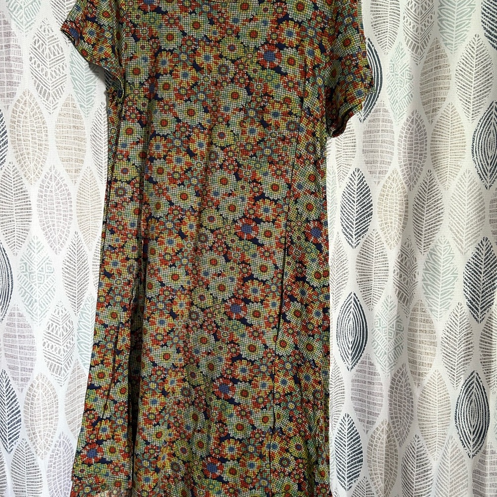 LuLaRoe Multicolor Floral Midi Dress